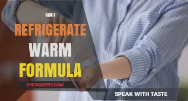 Refrigerating Warm Formula: Safety Tips and Best Practices for Parents