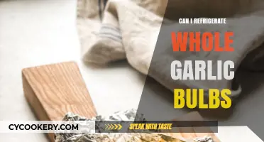 Refrigerating Whole Garlic Bulbs: Best Practices for Freshness and Flavor