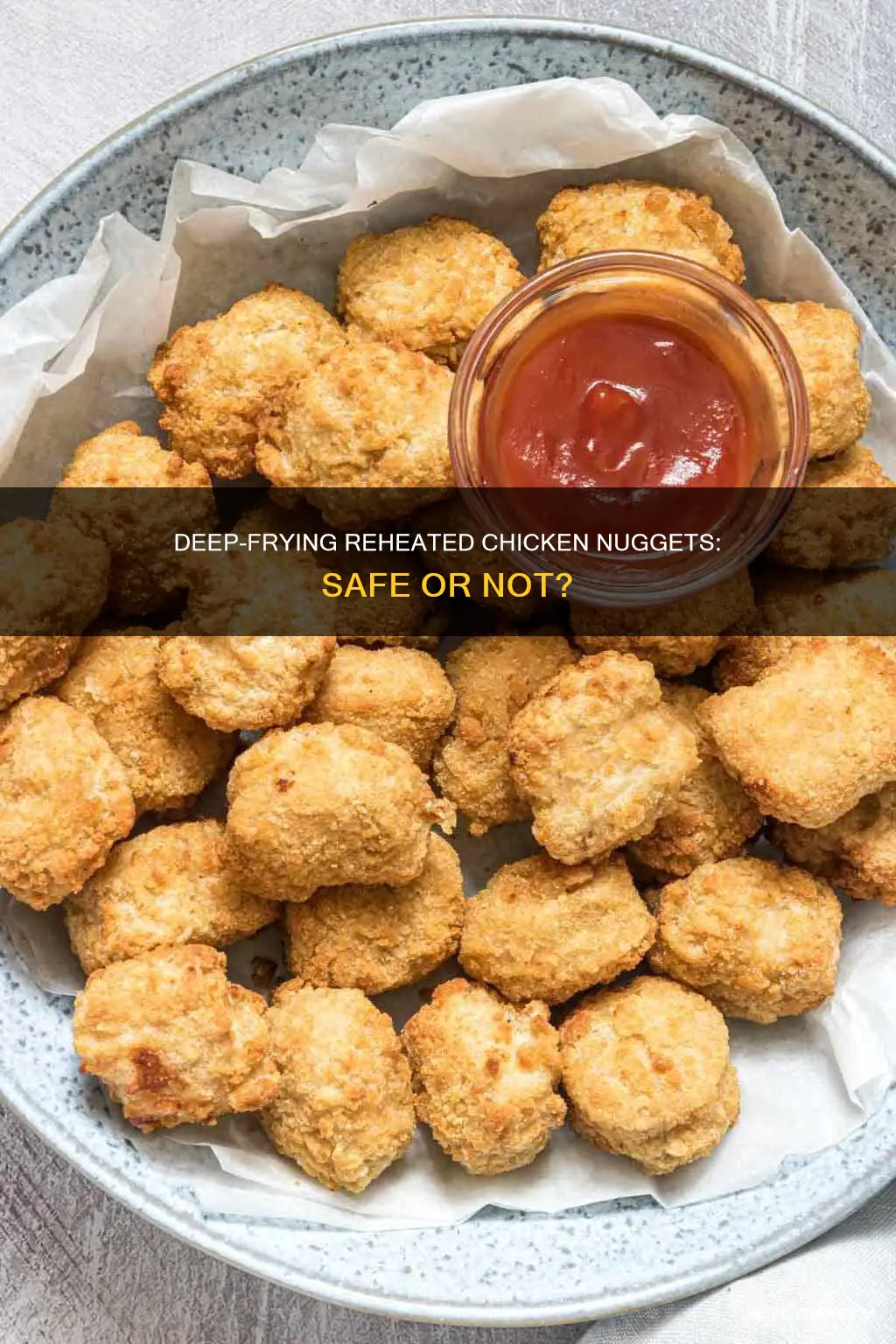 can i reheat chicken nuggets in a deep fryer