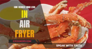 Reheating Crab Legs: Air Fryer Method