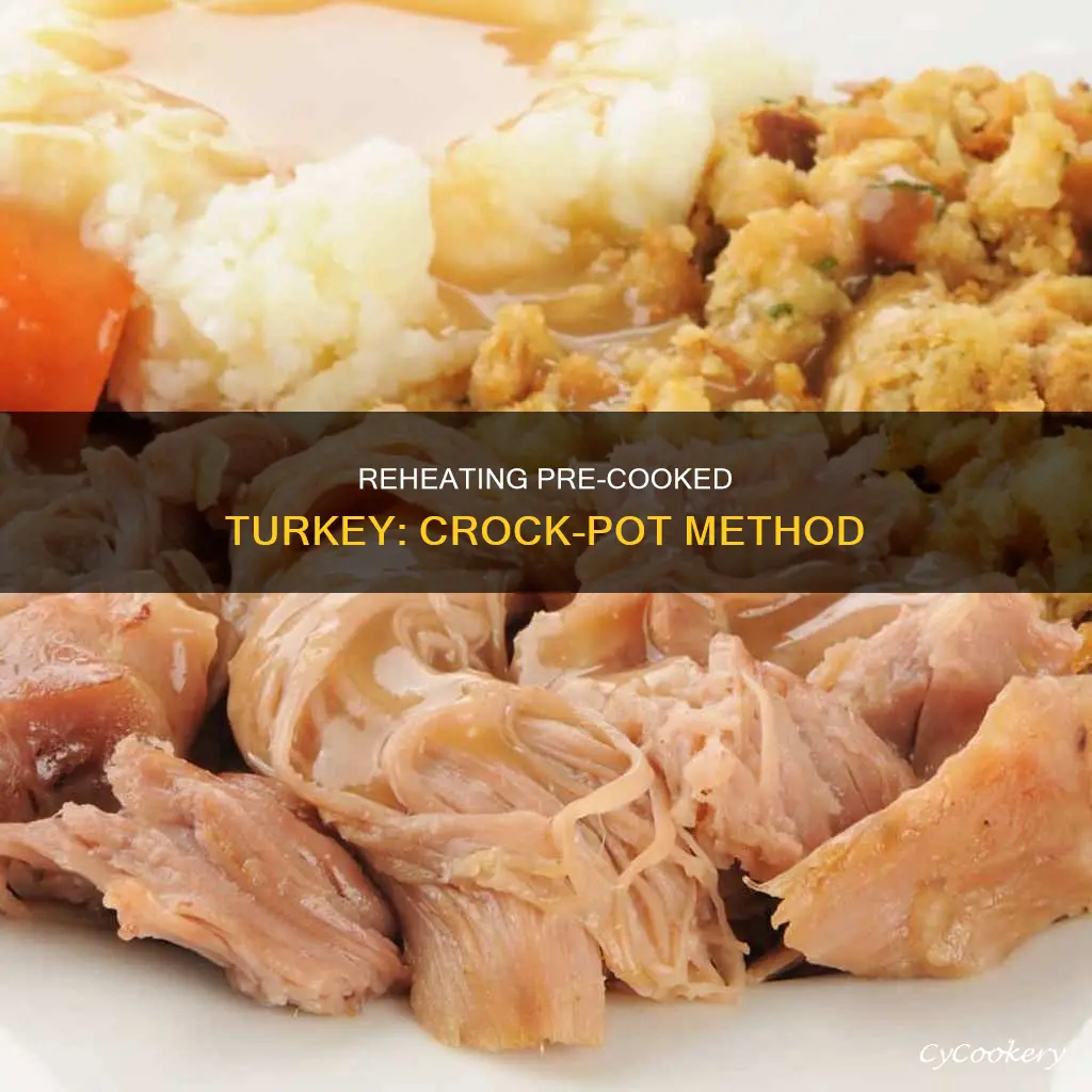 can I reheat pre cooked turkey in crock pot