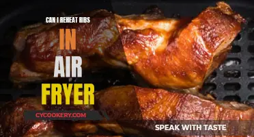 Reheating Ribs: Air Fryer Method for Succulent Leftovers