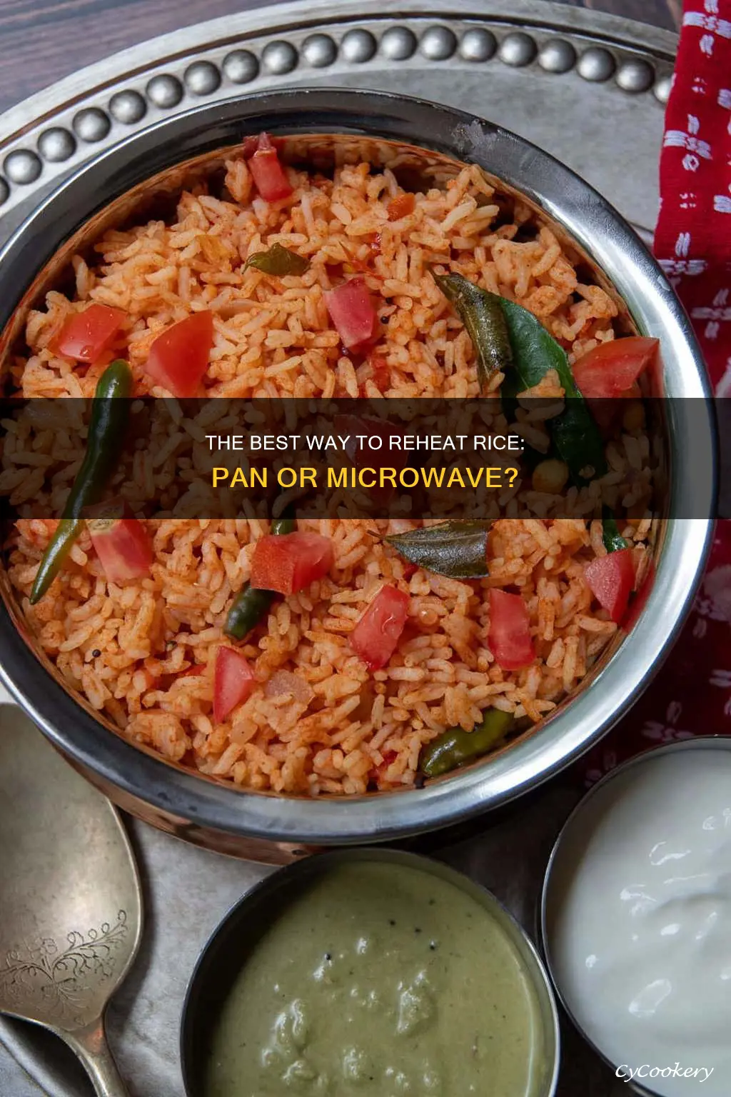 can I reheat rice in a pan