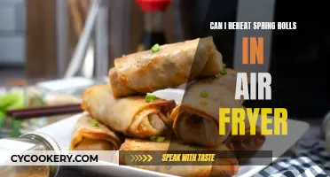 Reheating Spring Rolls: Air Fryer Magic