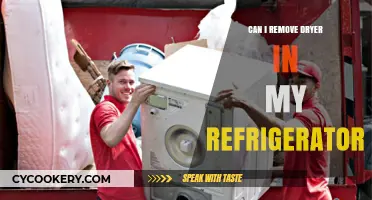 Can You Remove the Dryer from Your Refrigerator? A Guide