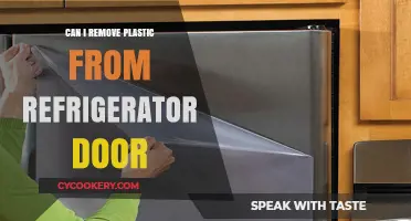 How to Safely Remove Plastic from Your Refrigerator Door