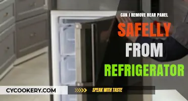 Safely Removing Your Refrigerator's Rear Panel: A Step-by-Step Guide
