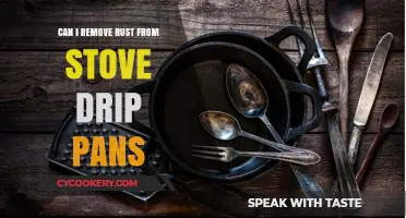 How to Remove Rust from Stove Drip Pans?