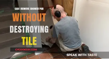 Shower Pan Removal: Tile Destruction Necessary?