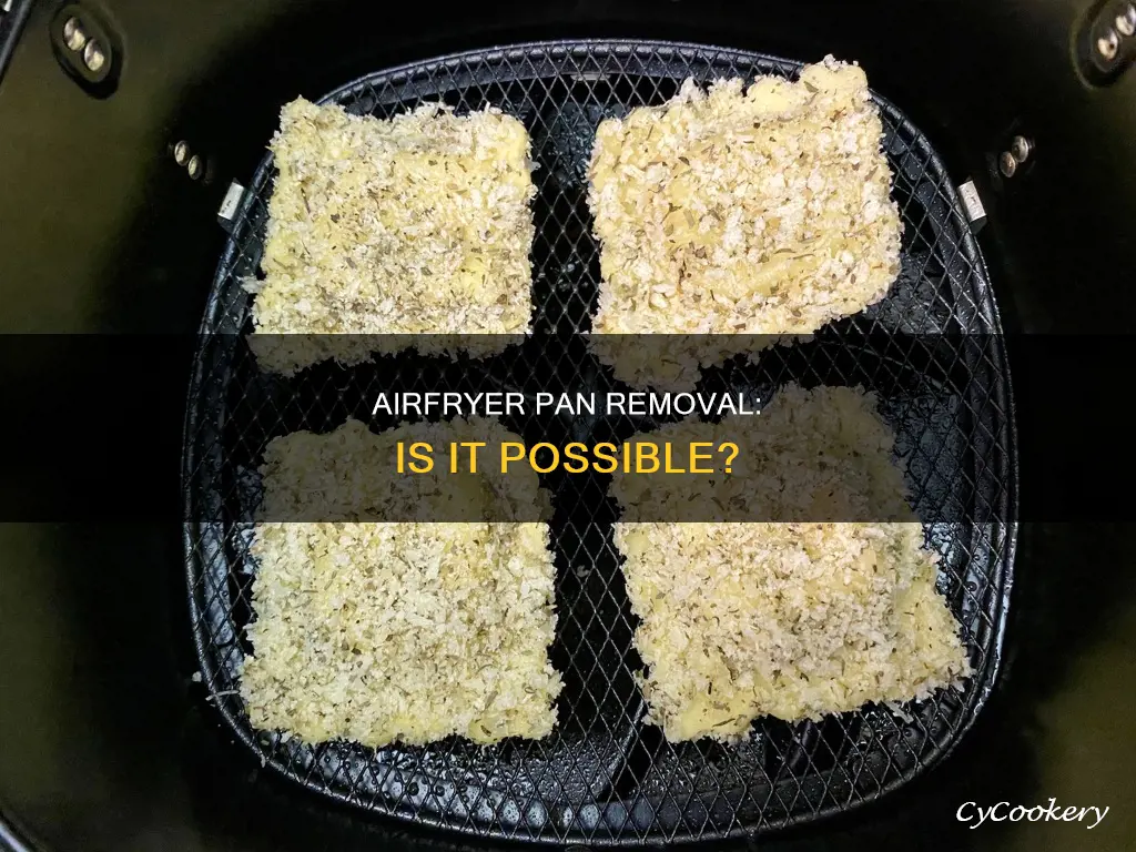 can I remove the airfryer pan
