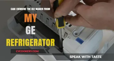 How to Remove the Ice Maker from Your GE Refrigerator