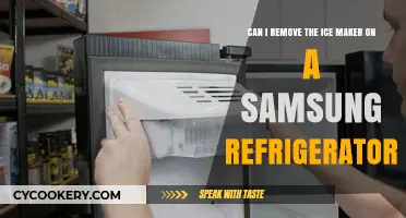 How to Remove the Ice Maker on a Samsung Refrigerator