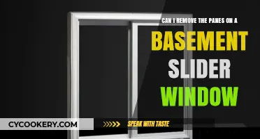 How to Remove Panes from Your Basement Slider Window