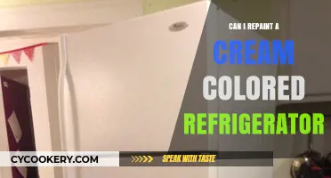 Revamp Your Cream Fridge: A Guide to Repainting Safely and Stylishly