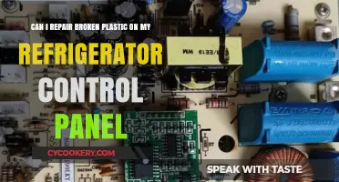 Repairing Broken Plastic on Your Refrigerator Control Panel: A DIY Guide