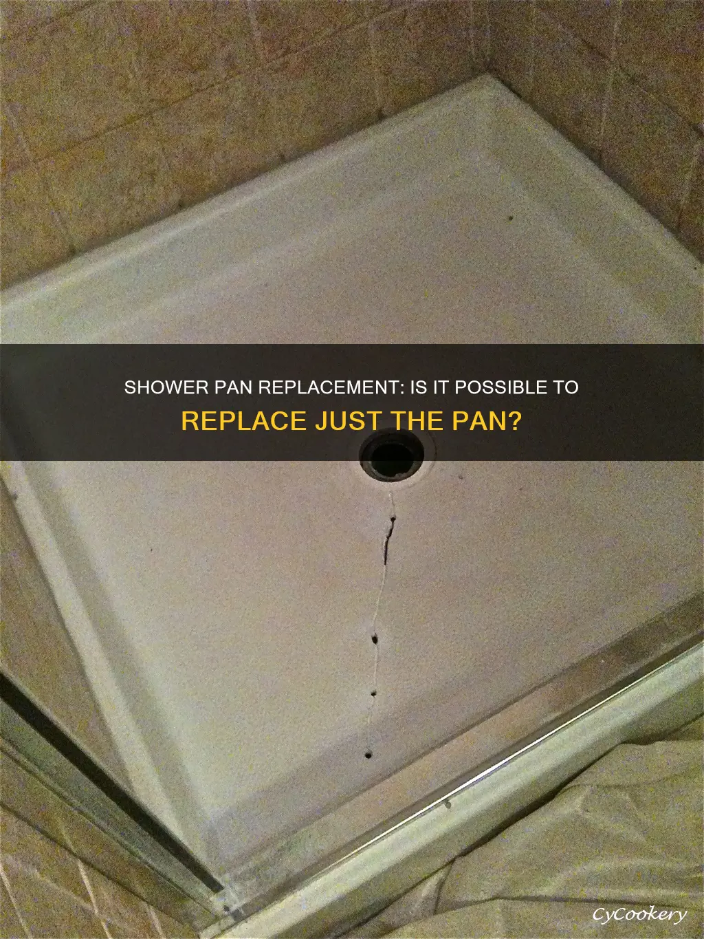 can I replace just the shower pan
