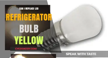 Replacing Yellow LED Refrigerator Bulbs: A Simple DIY Lighting Upgrade