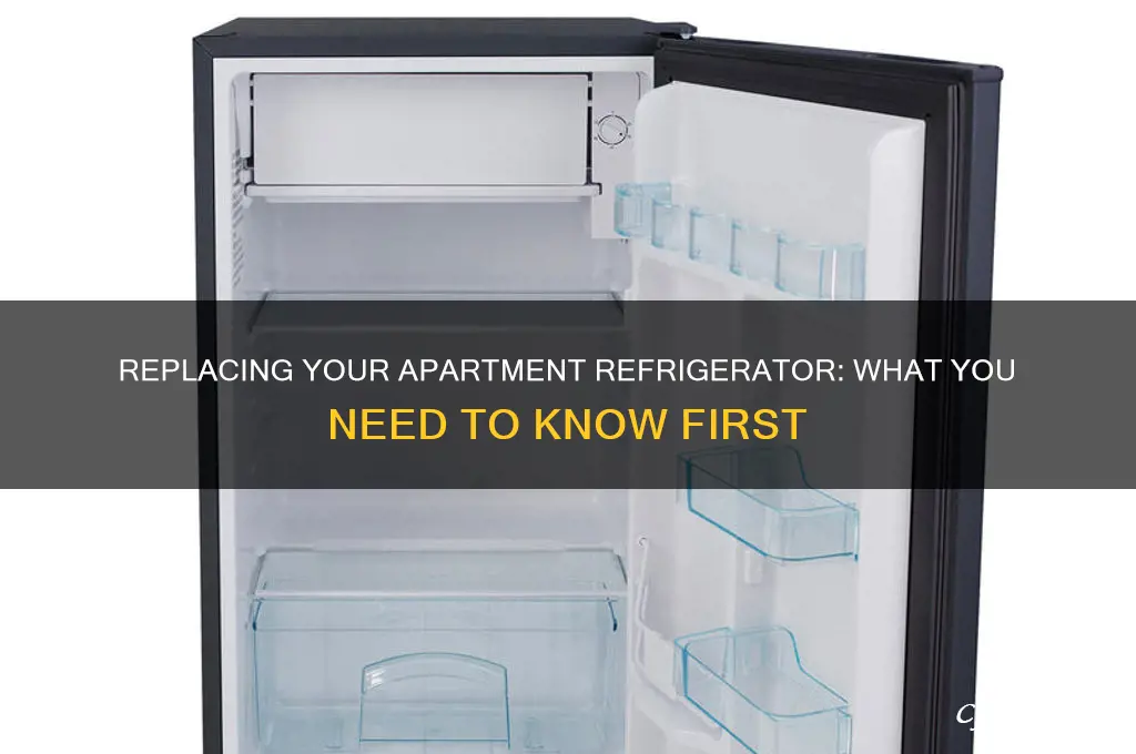 can i replace my apartment refrigerator