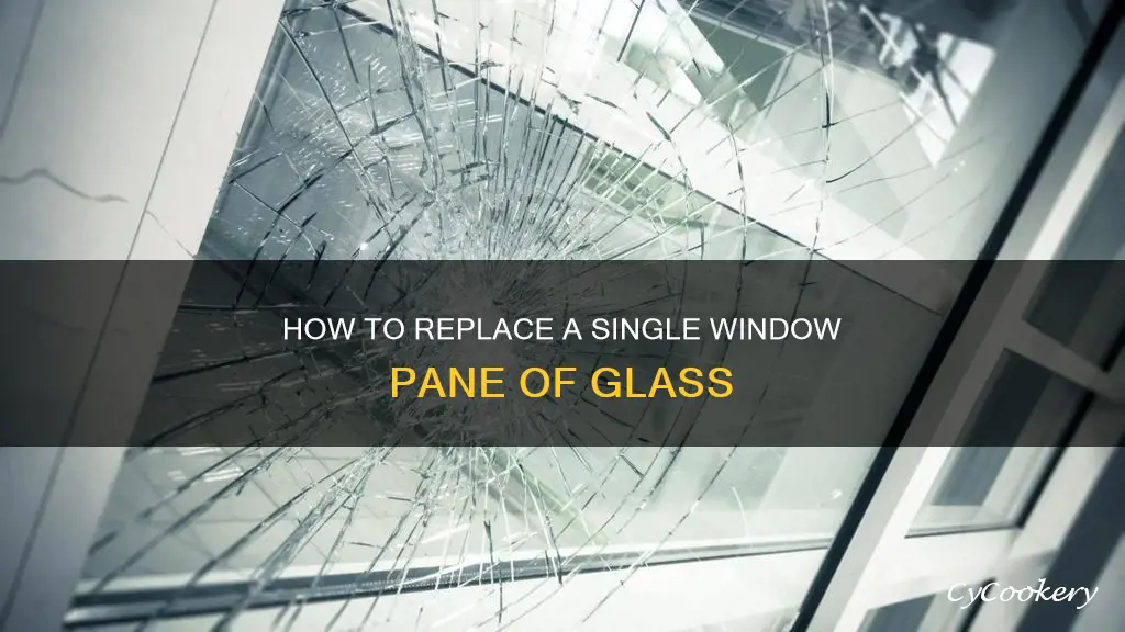 can I replace one pane of glass