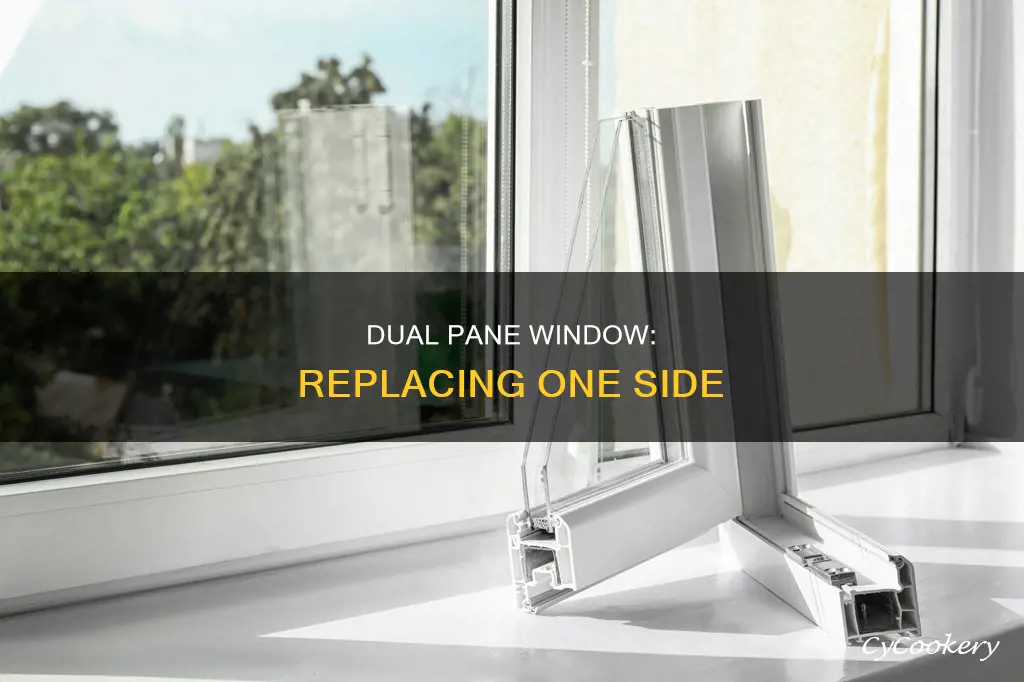 can I replace one side of a dual pane window