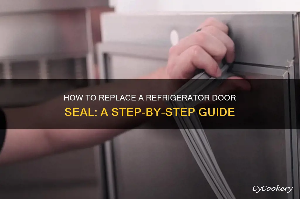 can i replace refrigerator door seal
