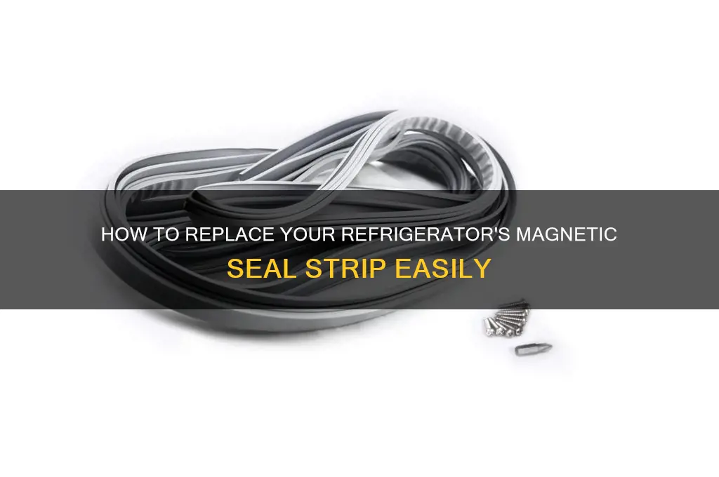 can i replace the magnetic seal strip on my refrigerator