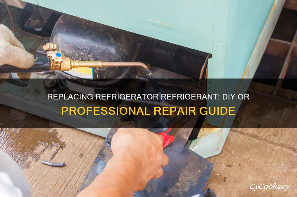 can i replace the refrigerant in my refrigerator