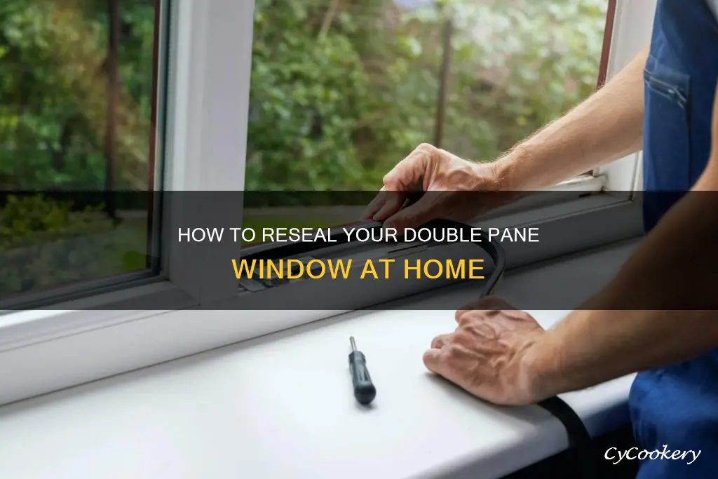 can I reseal a double pane window
