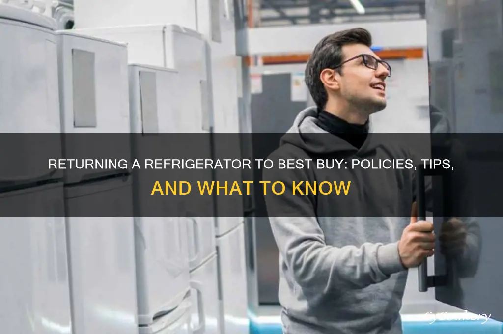 can i return a refrigerator to best buy