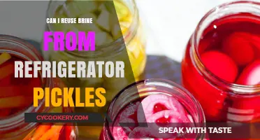 Reusing Brine from Refrigerator Pickles: Tips for Safe and Tasty Results