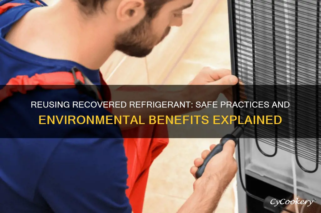 can i reuse recovered refrigerant