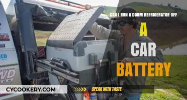 Powering a Dorm Fridge with a Car Battery: Is It Possible?
