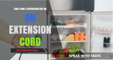 Running a Refrigerator on an Extension Cord: Safe or Risky?
