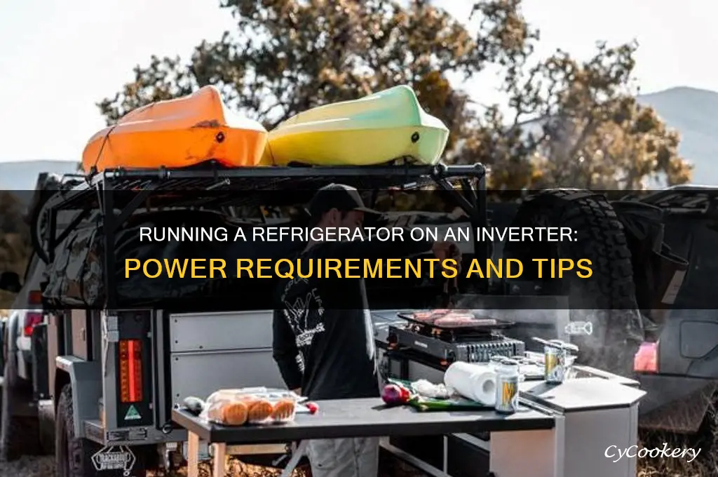can i run a refrigerator on an inverter
