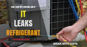 Running Central Air with Refrigerant Leaks: Risks and Solutions