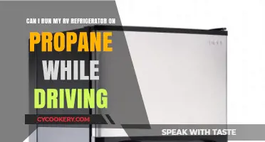 Running RV Fridge on Propane While Driving: Safe or Risky?
