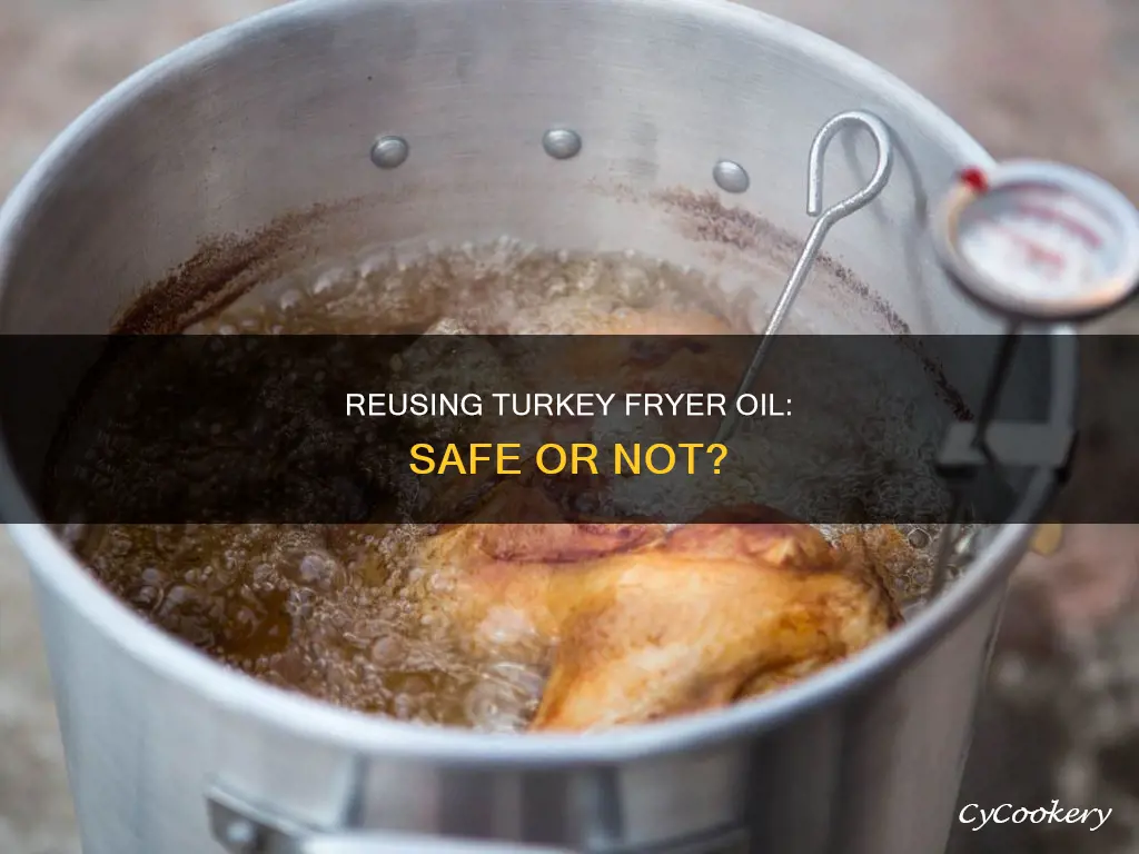 can i save the oil from my turkey fryer