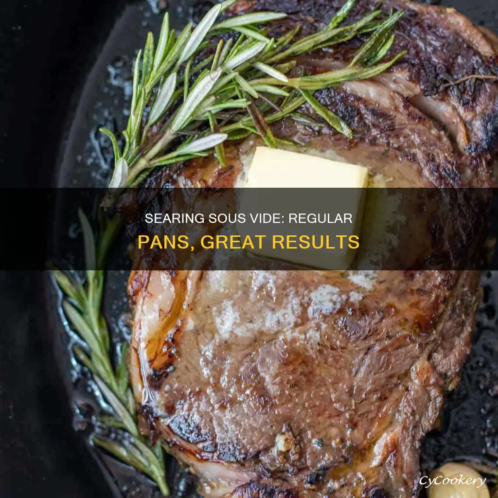 can I sear sous vide in a regular pan