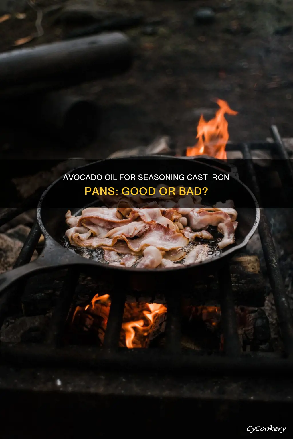 can I season a cast iron pan with avocado oil