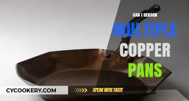 How to Season Multiple Copper Pans at Once