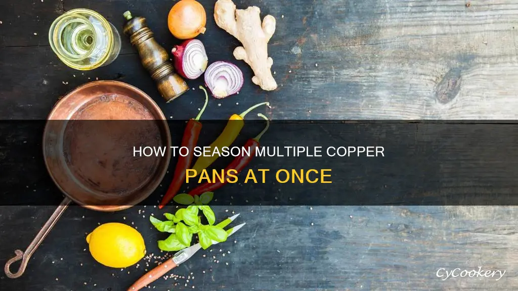 can I season multiple copper pans