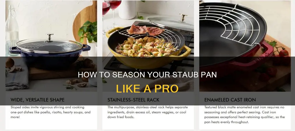 can I season staub pan