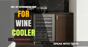 Refrigerator Temperature Settings: Can You Use It as a Wine Cooler?