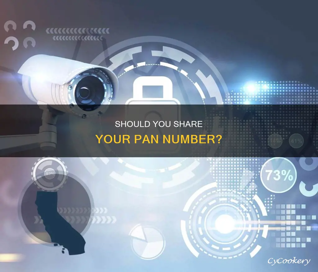 can I share my pan number