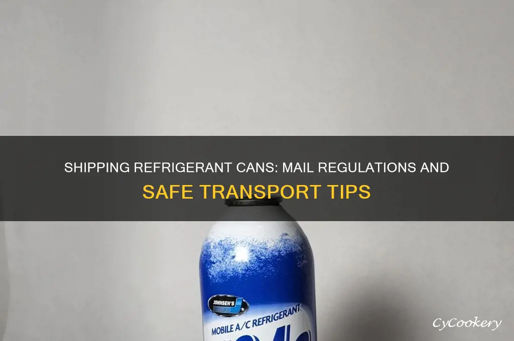 can i ship refrigerant cans in the mail