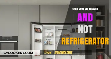 Can You Safely Turn Off Your Freezer Without Affecting the Fridge?