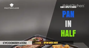 How to Split a 9x13 Pan Perfectly in Half