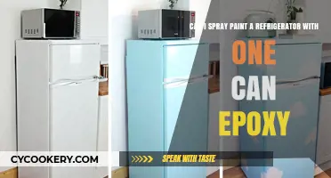 Spray Painting a Fridge: One Can Epoxy Possibilities Explored