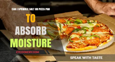 Salt on Pizza Pans: Absorbing Moisture for Crisp Crusts
