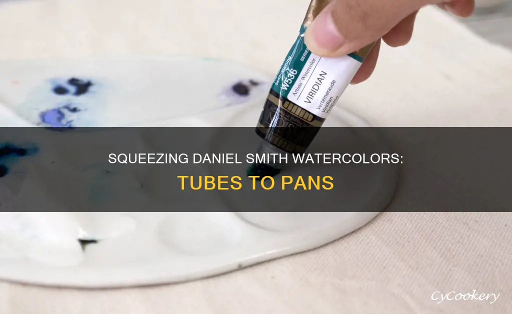 can I squeeze daniel smith watercolor tubes into pans